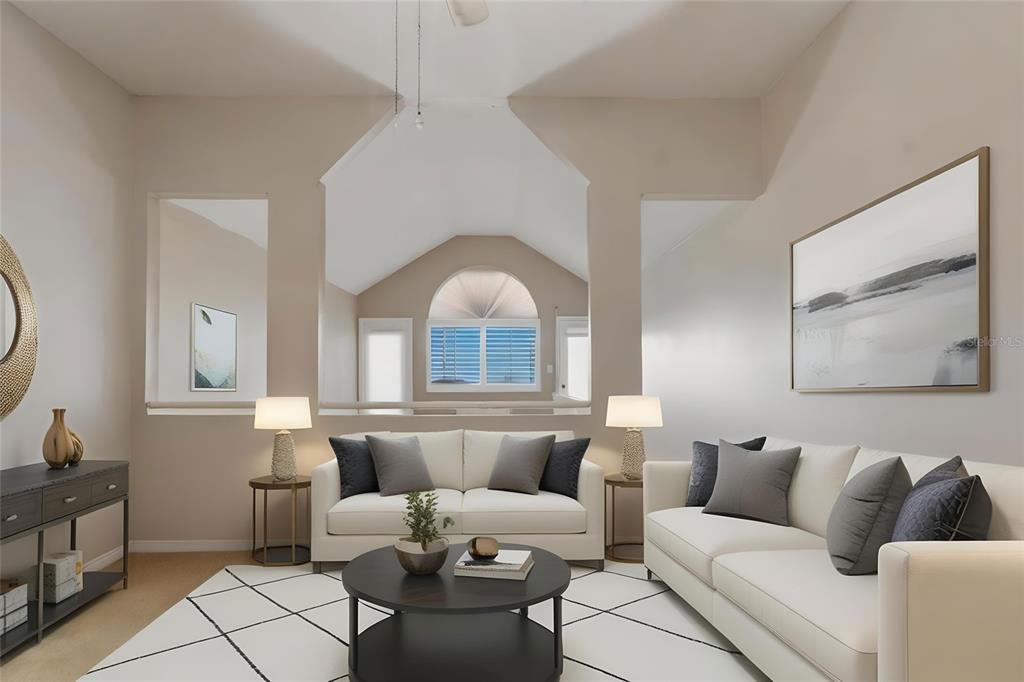 5567 Sea Forest Drive, Unit 323 New Port Richey, FL 34652 - Photo 29 of 37 a living room with furniture and a large window