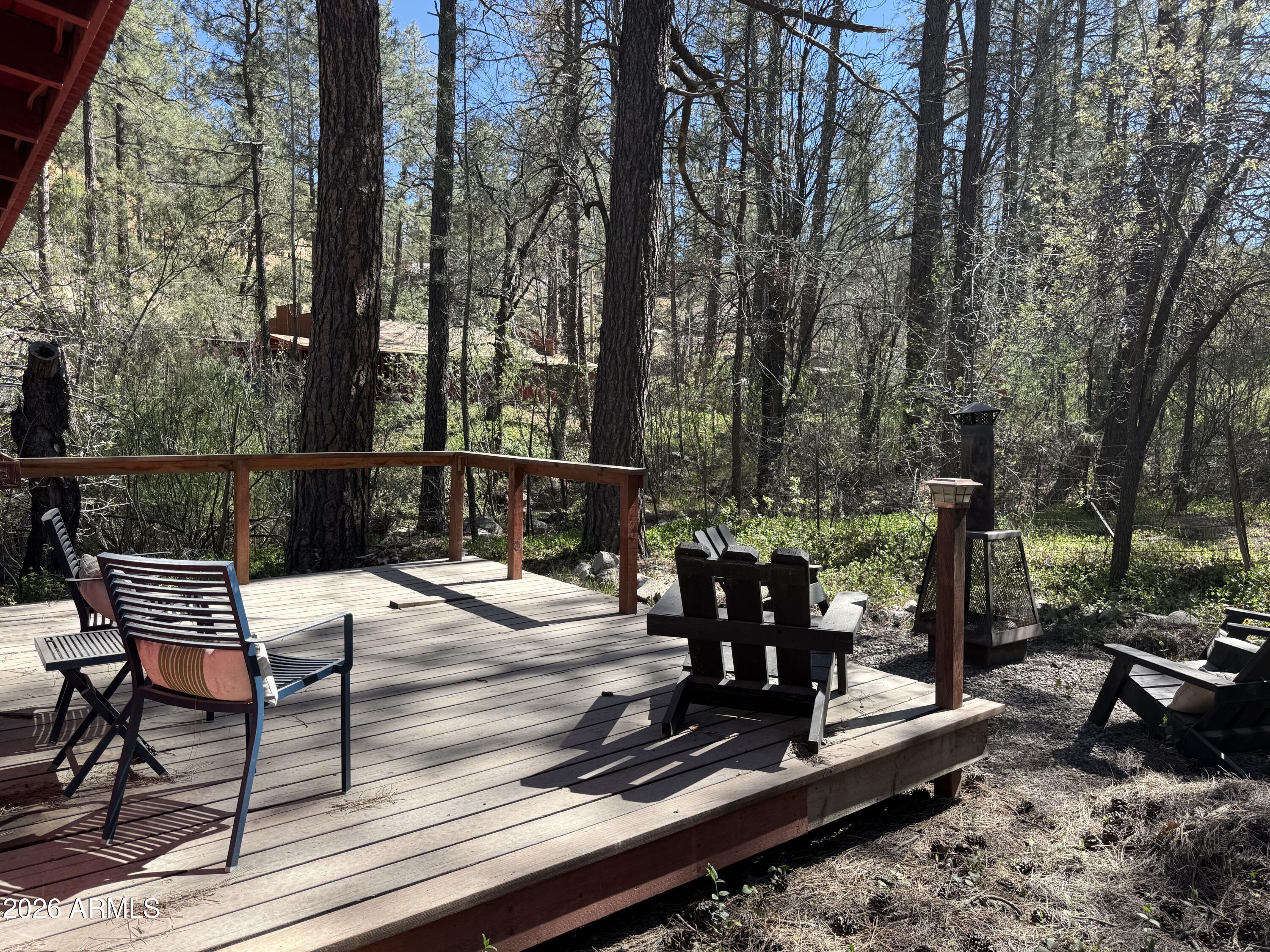 23619 South Gladiator Mine Road Crown King, AZ 86343 - Photo 13 of 19 Porch off living area