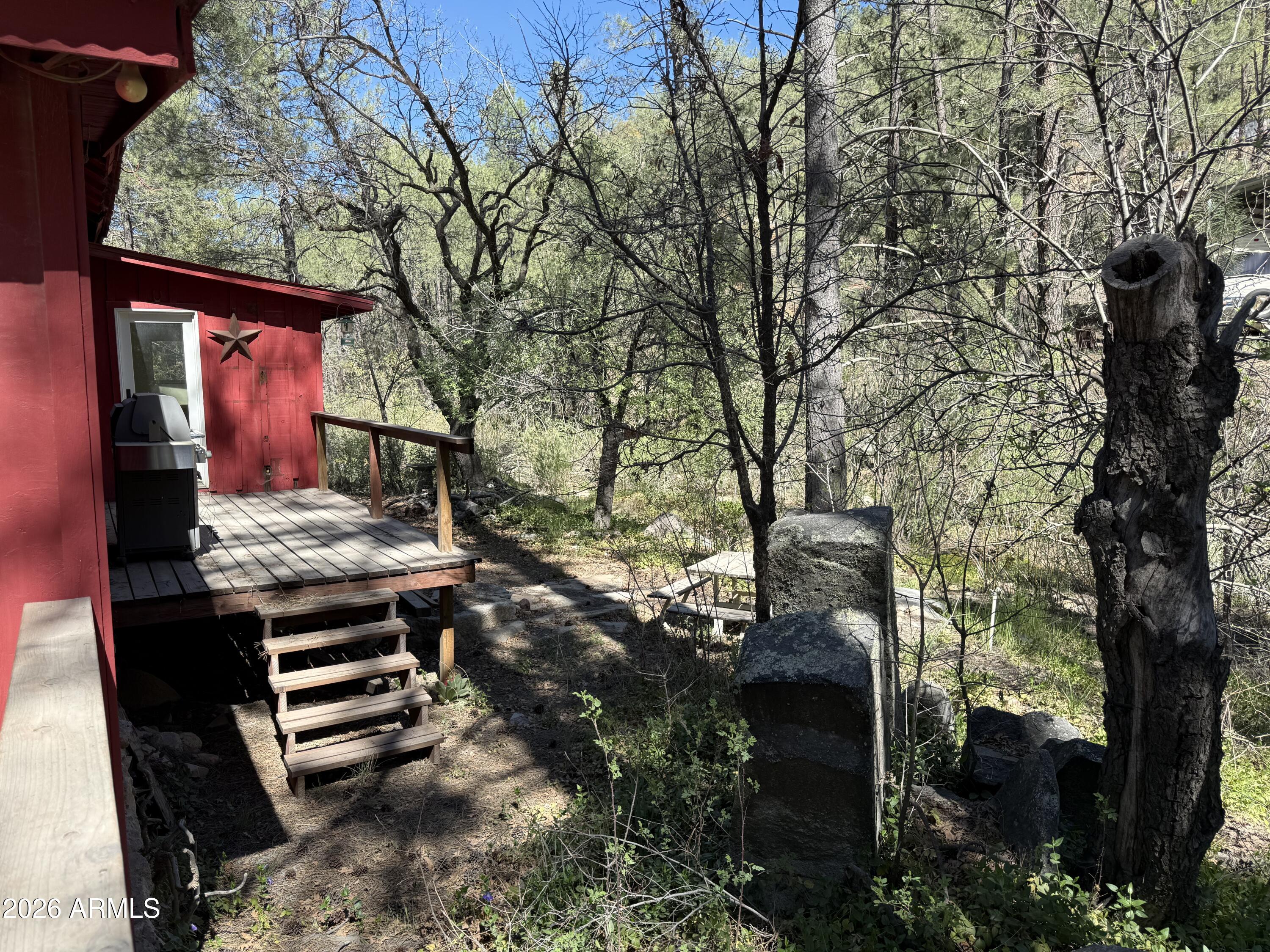 23619 South Gladiator Mine Road Crown King, AZ 86343 - Photo 15 of 19 Back porch