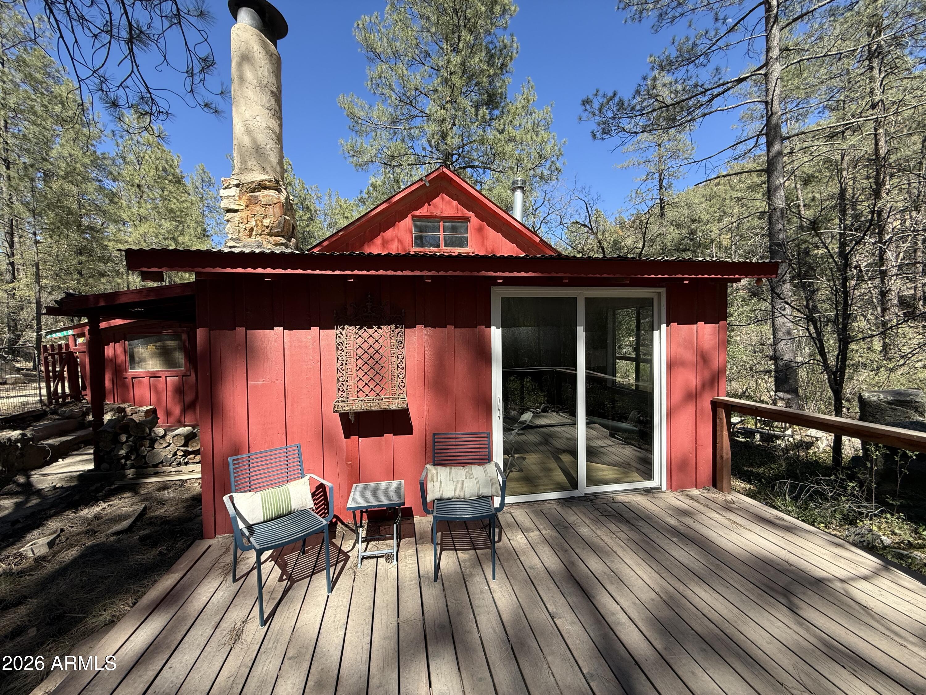 23619 South Gladiator Mine Road Crown King, AZ 86343 - Photo 9 of 19 Porch off living room