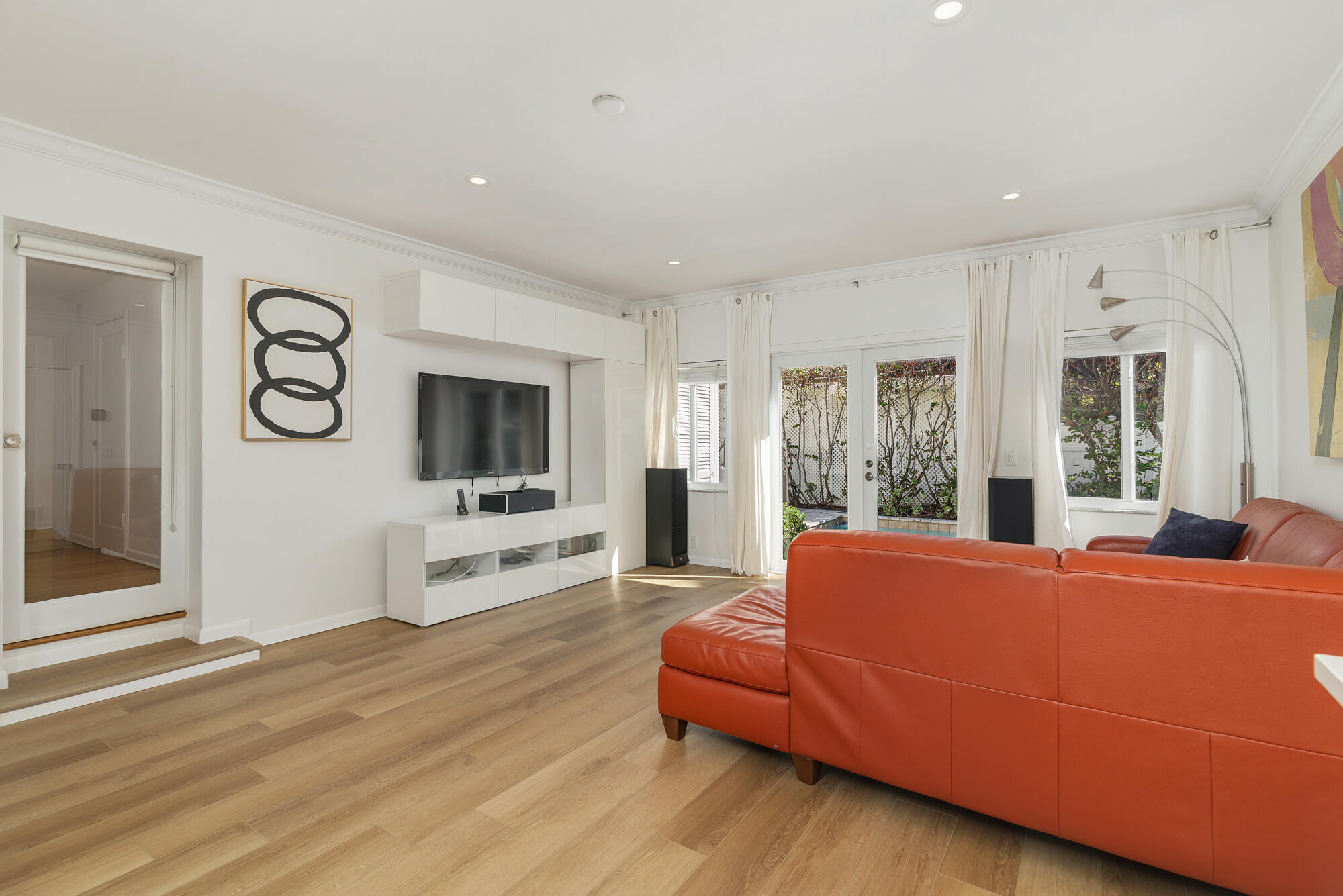 248 Cortez Road West Palm Beach, FL 33405 - Photo 11 of 27 a living room with furniture and a flat screen tv