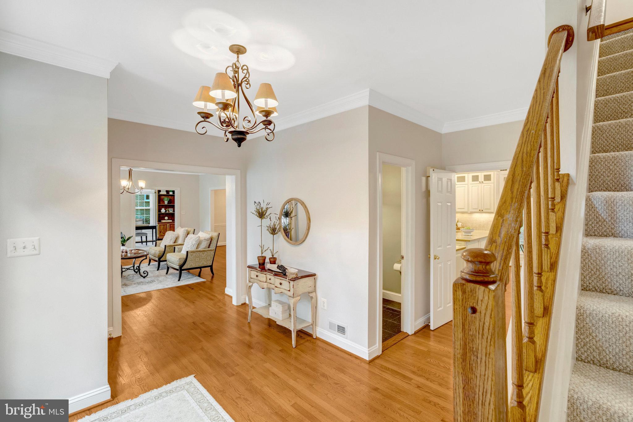 11181 Longwood Grove Drive Reston, VA 20194 - Photo 30 of 94 Staircase Off to the Side of the Front Door