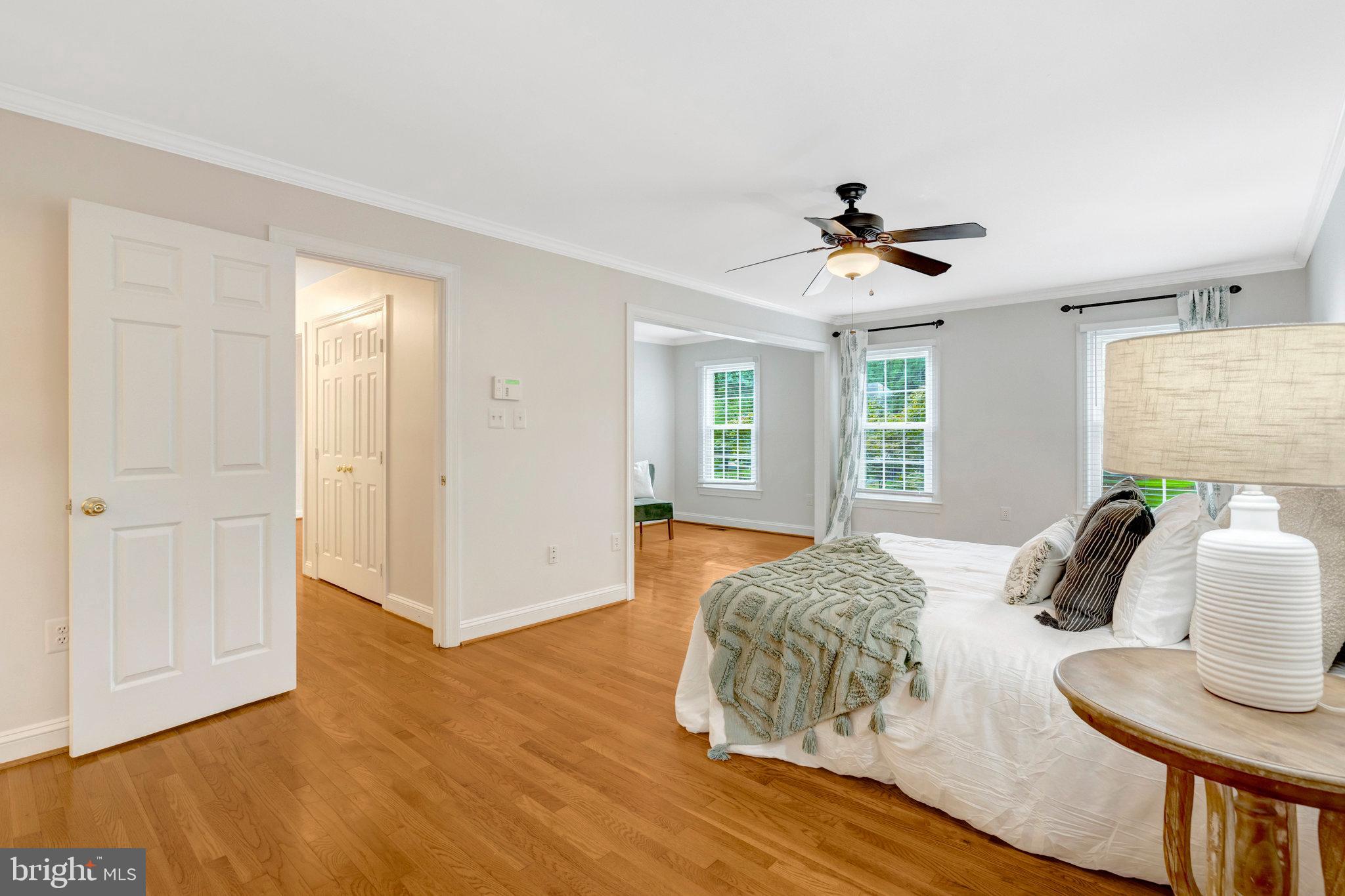 11181 Longwood Grove Drive Reston, VA 20194 - Photo 39 of 94 Spacious, sunlit bedroom with hardwood floors