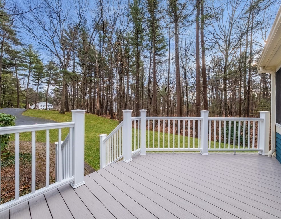 4 Uplands Road Littleton, MA 01460 - Photo 8 of 39 a view of a wooden deck