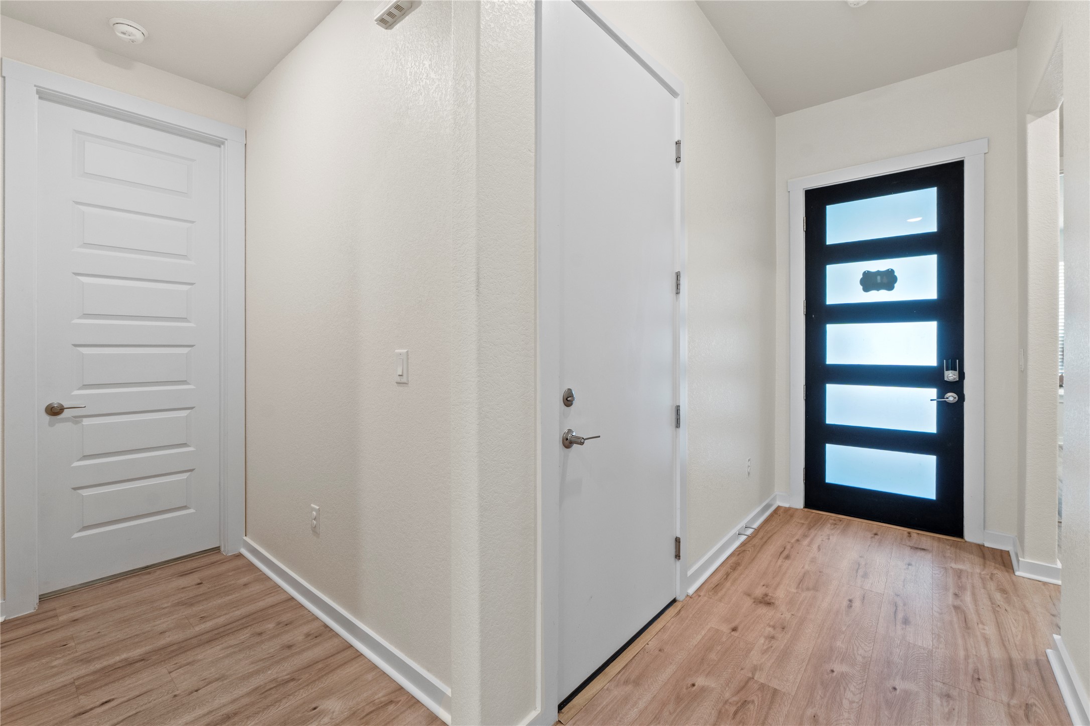341 Peace Pipe Way Georgetown, TX 78628 - Photo 5 of 28 8 ft door and 10 ft ceilings give this home a fantastic feel as you enter from the front door.