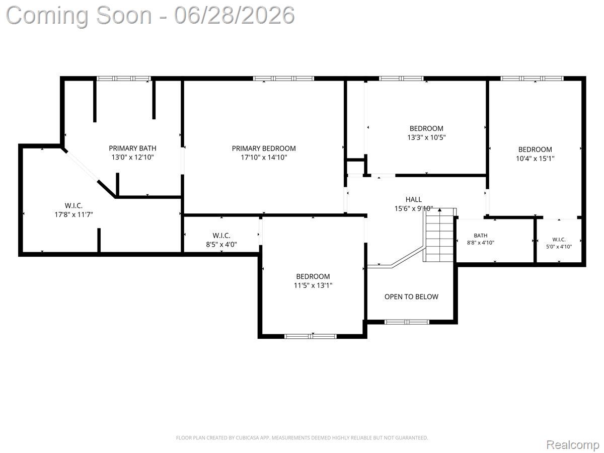 125 Olde Franklin Road Howell, MI 48855 - Photo 56 of 57 2nd floor floorplan