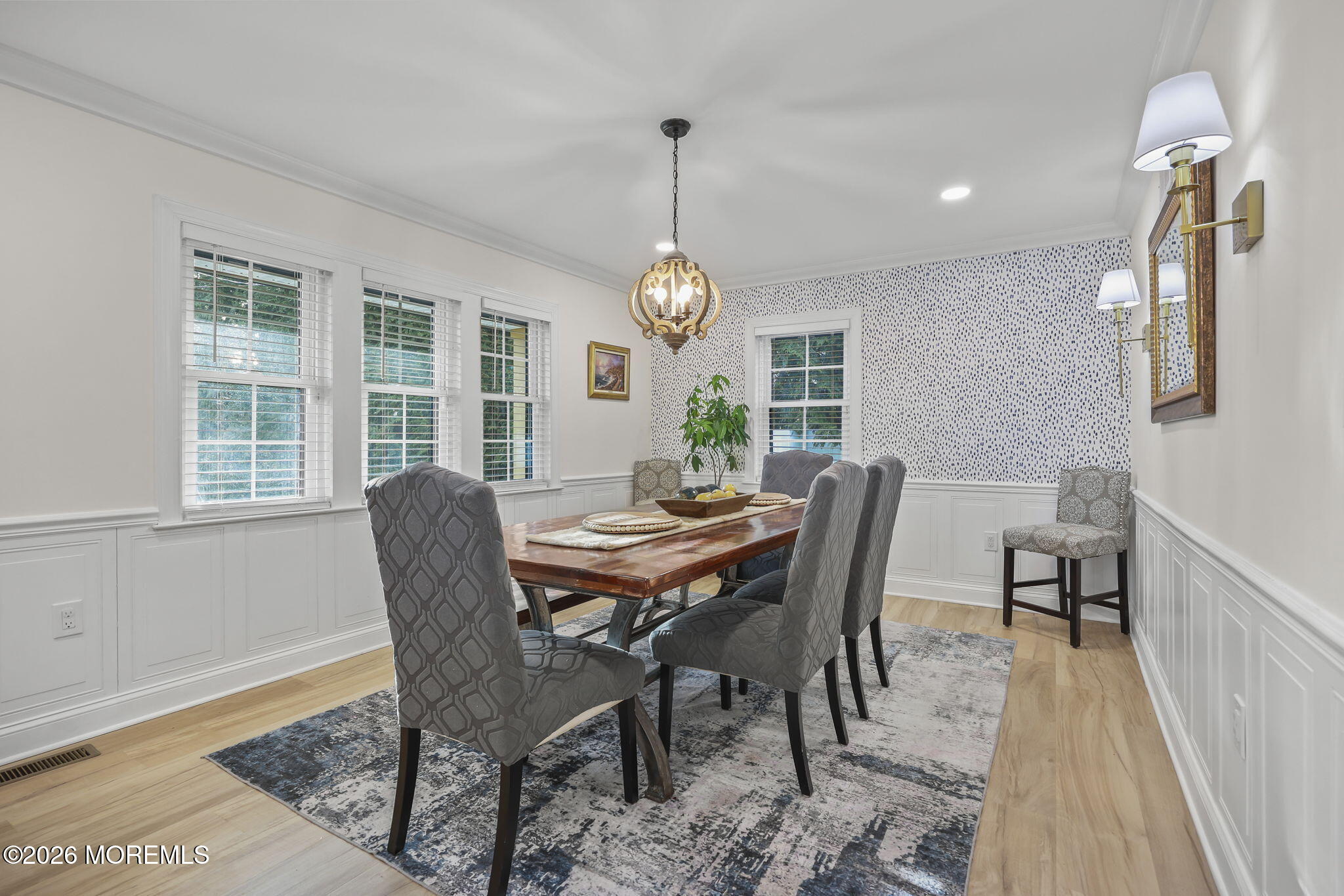 91 Davis Lane Red Bank, NJ 07701 - Photo 14 of 87 a view of a dining room with furniture window and wooden floor