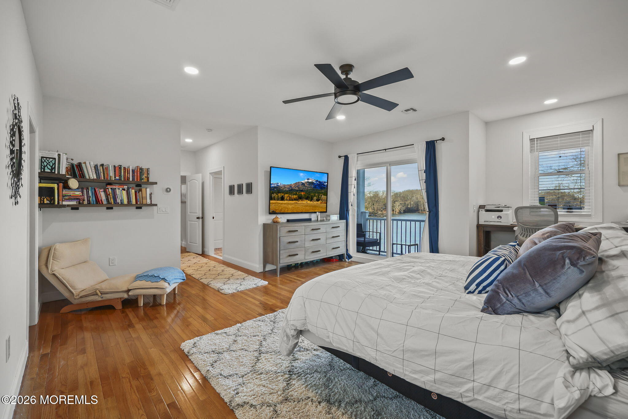 91 Davis Lane Red Bank, NJ 07701 - Photo 28 of 87 a bedroom with a bed and a large window
