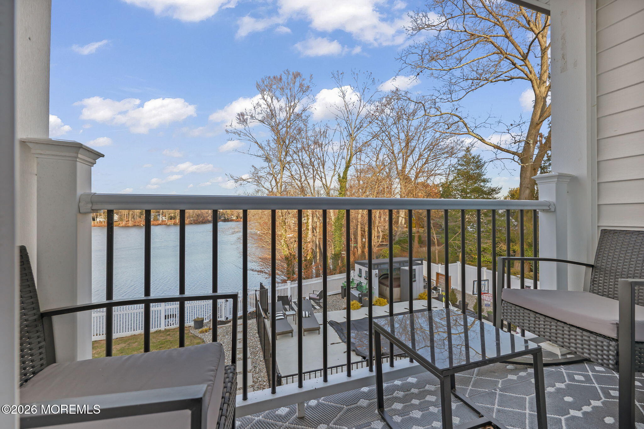 91 Davis Lane Red Bank, NJ 07701 - Photo 32 of 87 a view of a balcony with wooden floor