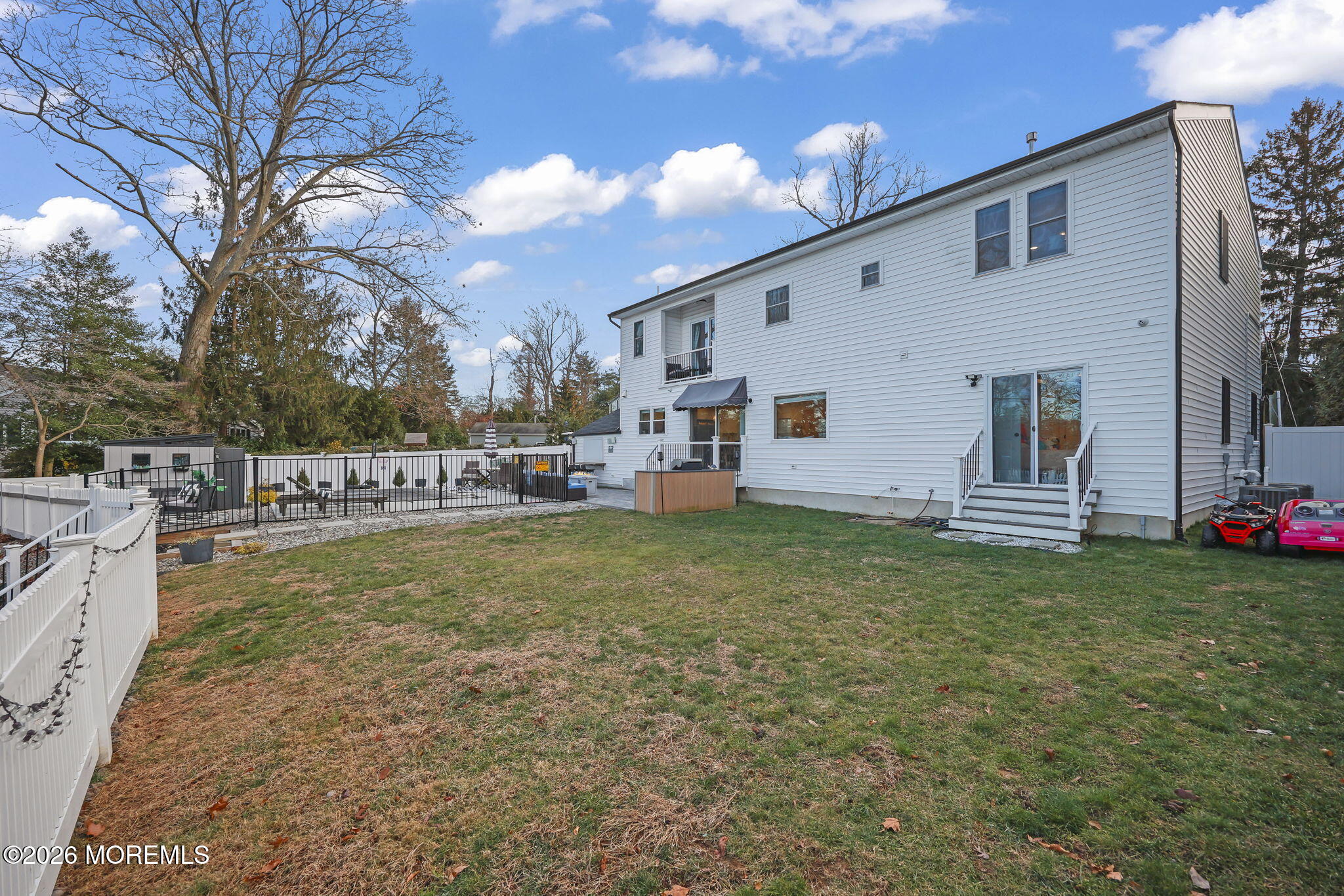 91 Davis Lane Red Bank, NJ 07701 - Photo 40 of 87 a view of a house with backyard and sitting area