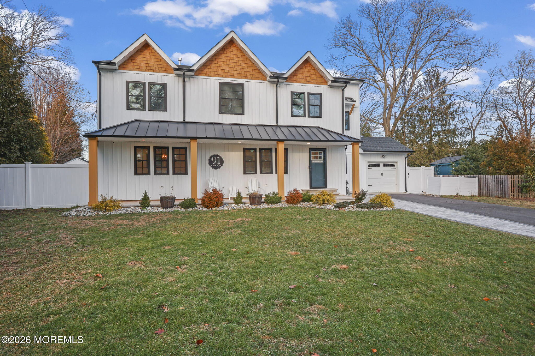 91 Davis Lane Red Bank, NJ 07701 - Photo 7 of 87 a view of a yard in front of a house