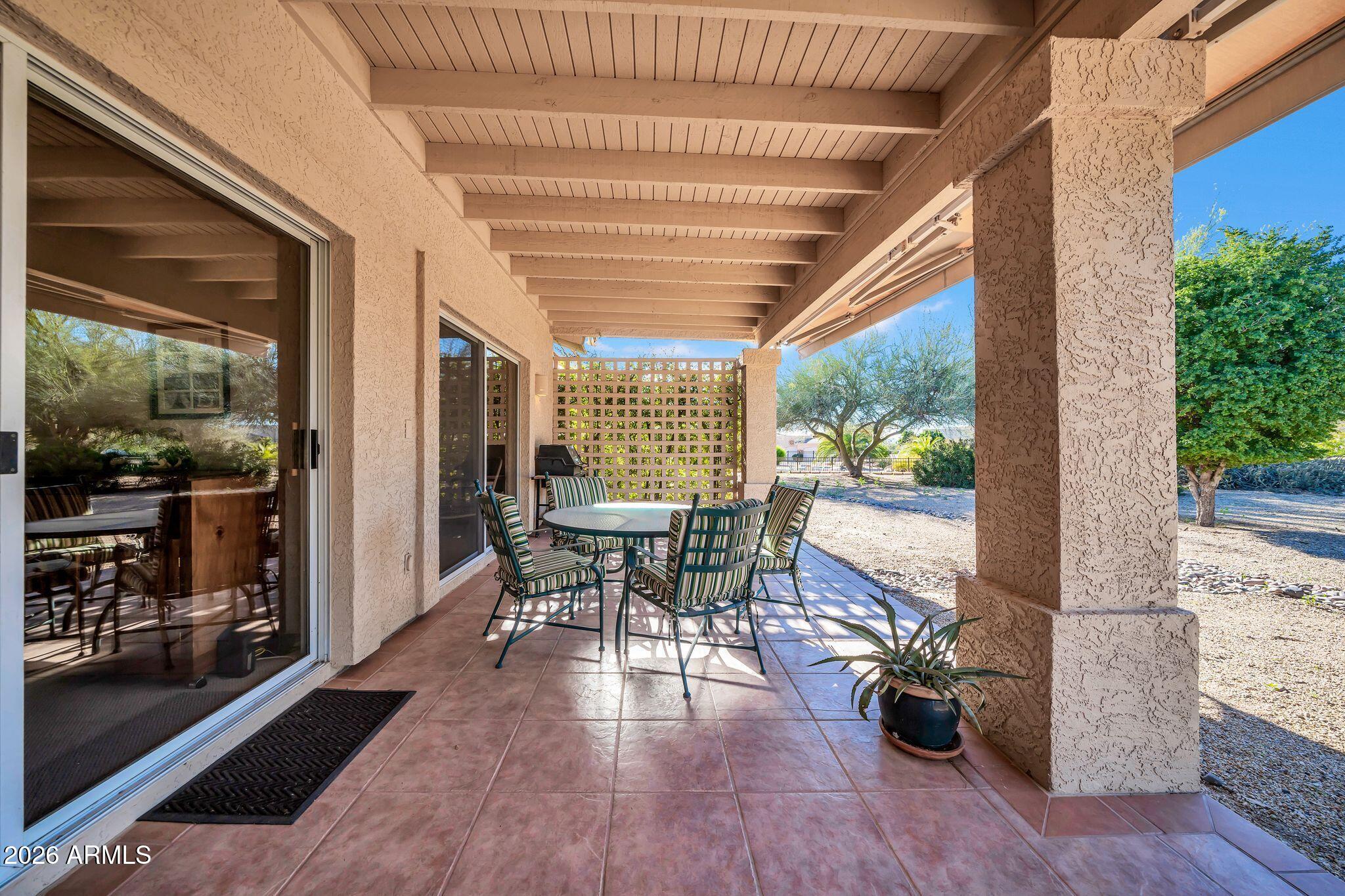 24810 North Vado Court Rio Verde, AZ 85263 - Photo 41 of 42 Patio view from breakfast rm