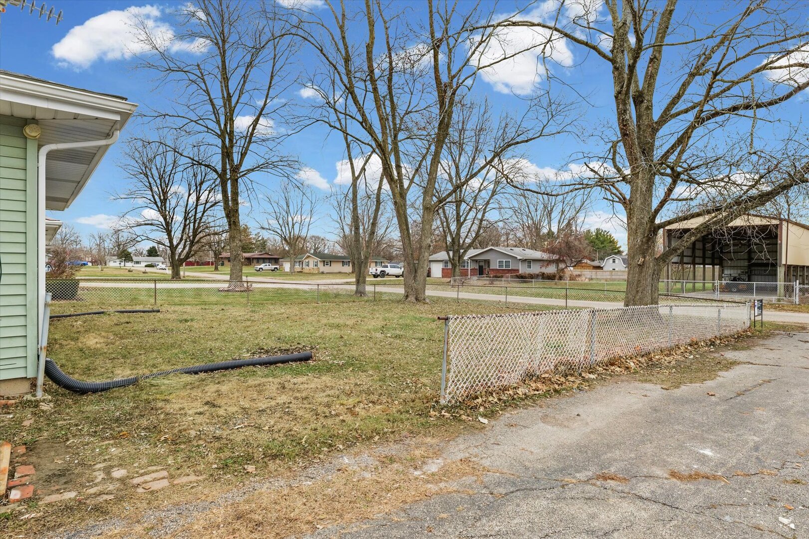 10 East Locust Street Ashmore, IL 61912 - Photo 25 of 28 a view of a yard with large trees