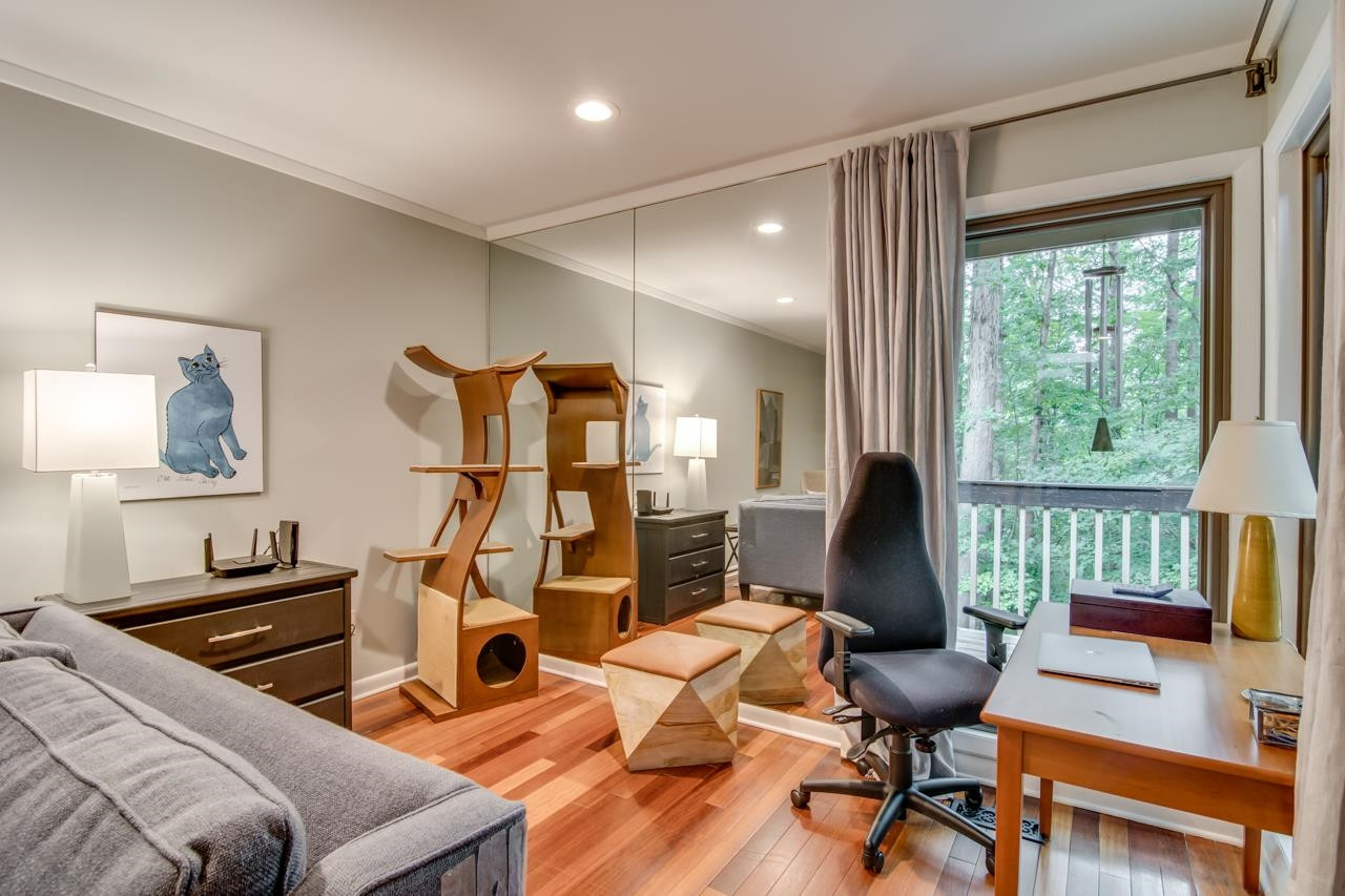 77 Stoneridge Road Durham, NC 27705 - Photo 21 of 30 LR space set up for an office with views