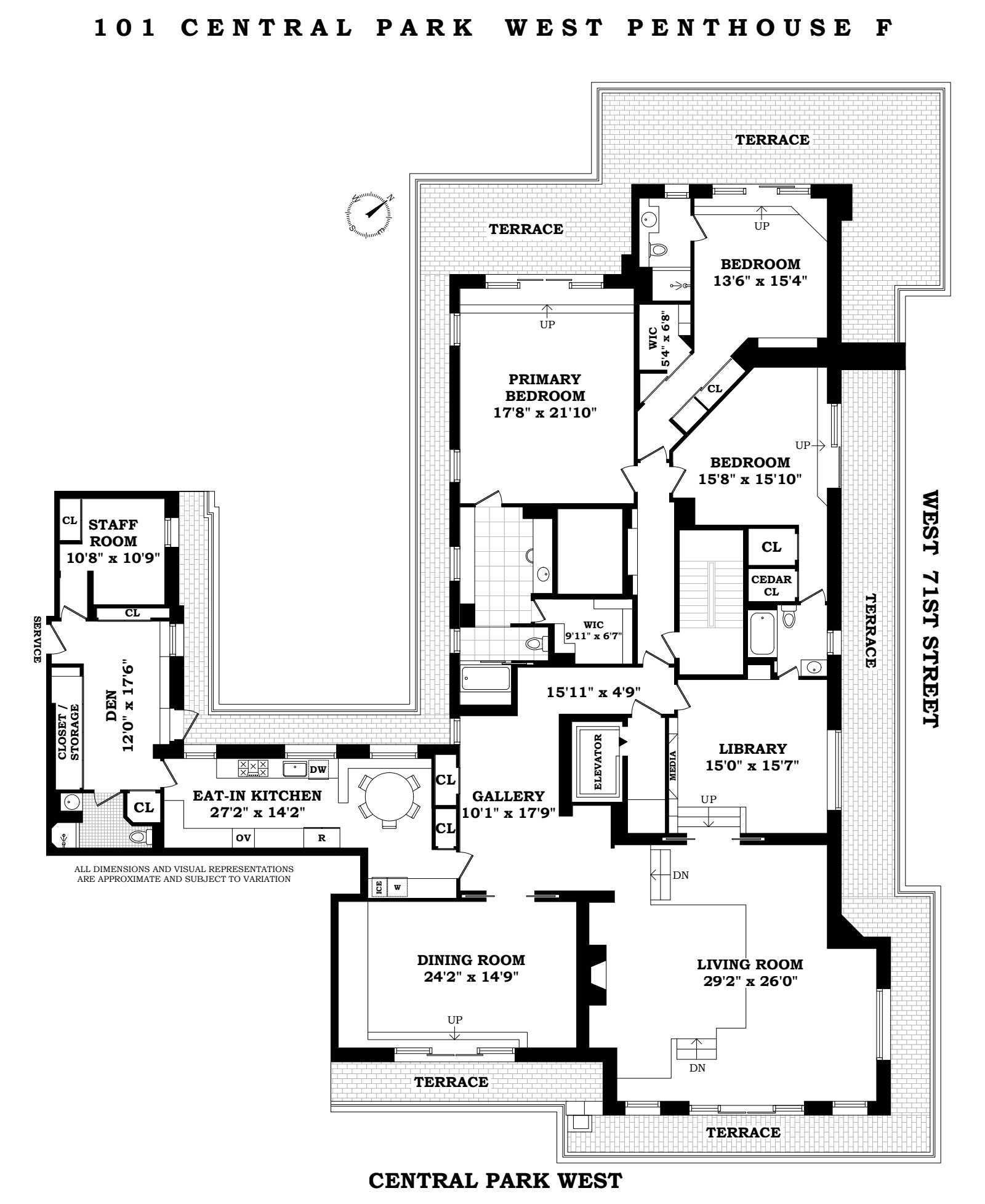 101 Central Park West, Unit PHF Manhattan, NY 10023 - Photo 27 of 27 a picture of a book and a bed