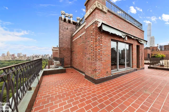 a view of city from balcony