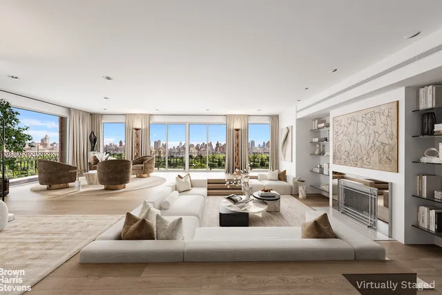 a view of a city from a balcony