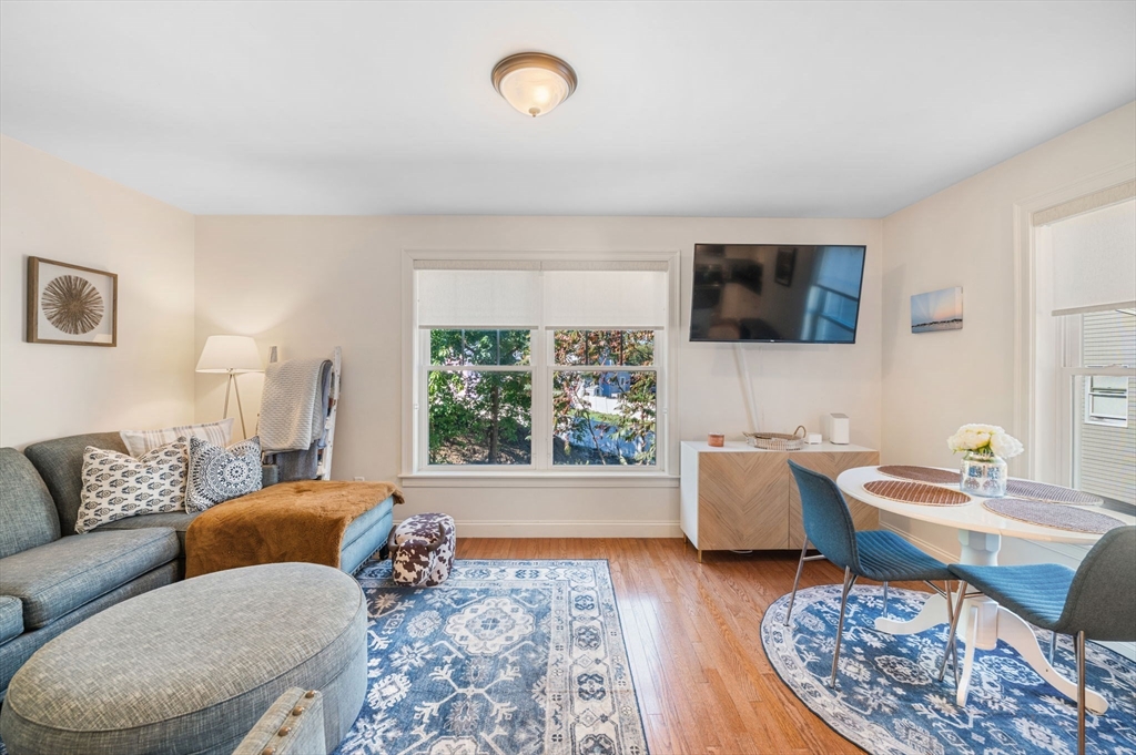 2-4 Gracie Lane, Unit 4 Swampscott, MA 01907 - Photo 20 of 37 a living room with furniture and a flat screen tv