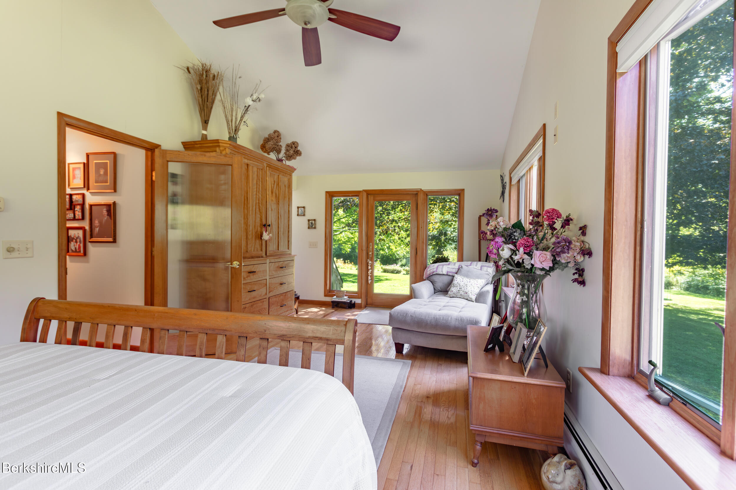 329 Dublin Road Richmond, MA 01201 - Photo 11 of 46 Primary Bedroom - Door to Private Deck