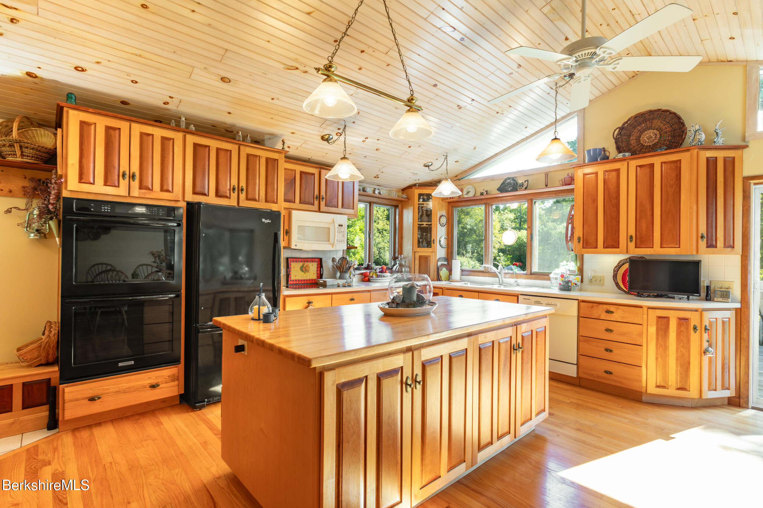 329 Dublin Road Richmond, MA 01201 - Photo 4 of 46 Handmade Cherry/Maple Cabinets