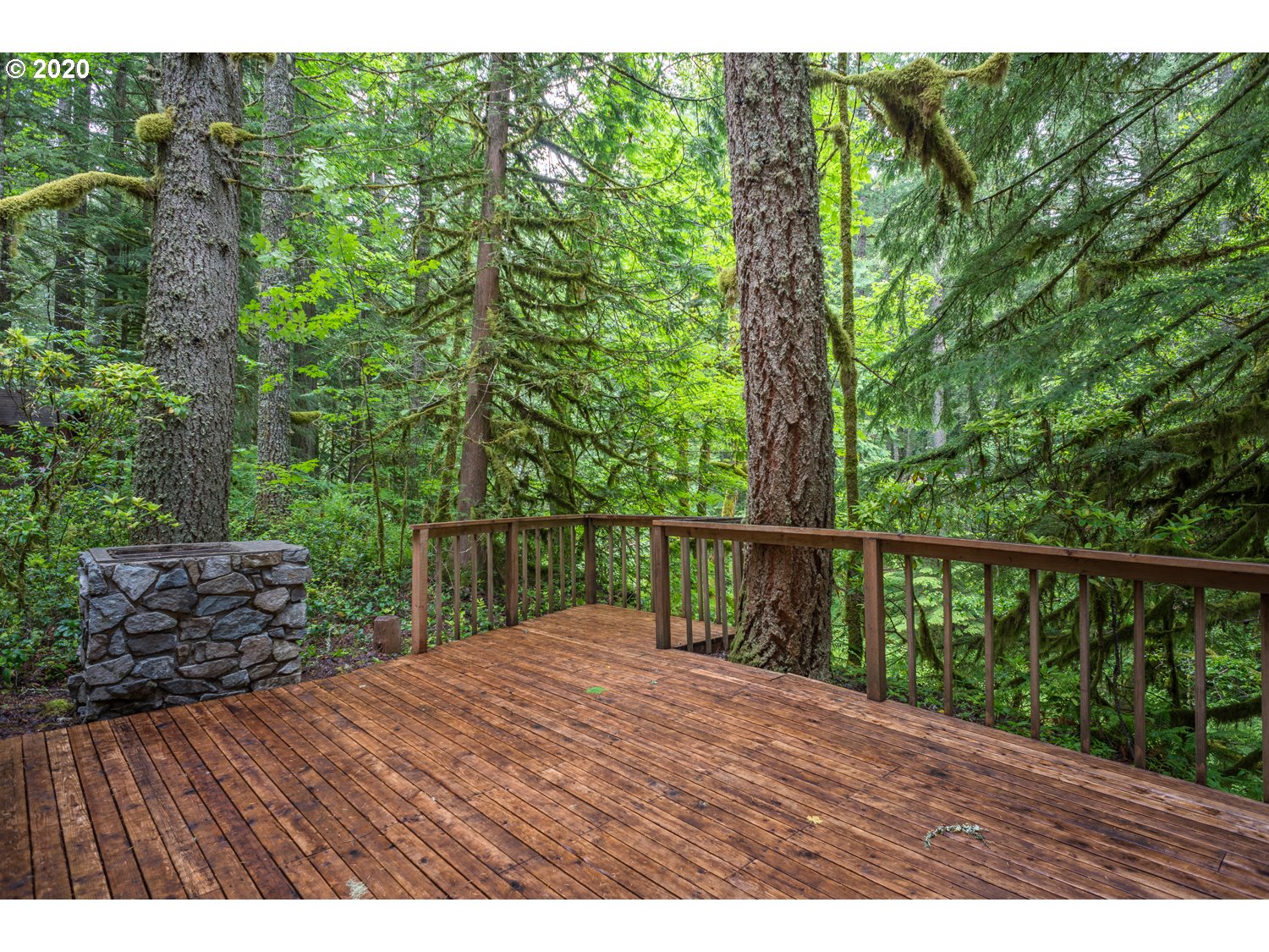 79686 Road 35 A, Unit LOT60 Rhododendron, OR 97049 - Photo 5 of 25 a view of balcony with wooden floor