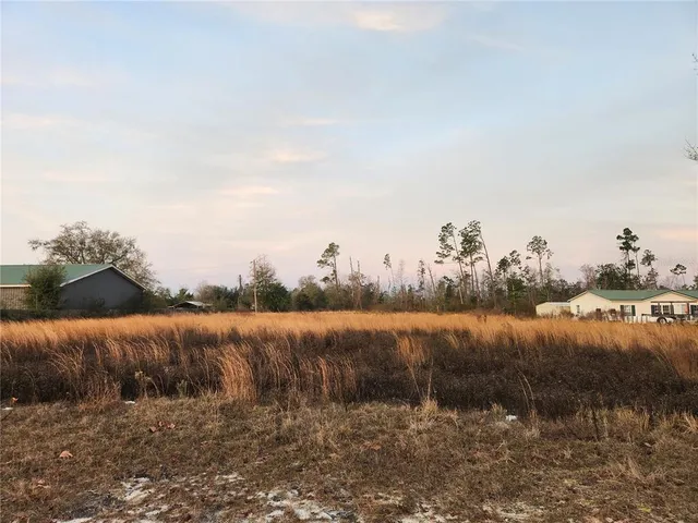 a view of lake and yard