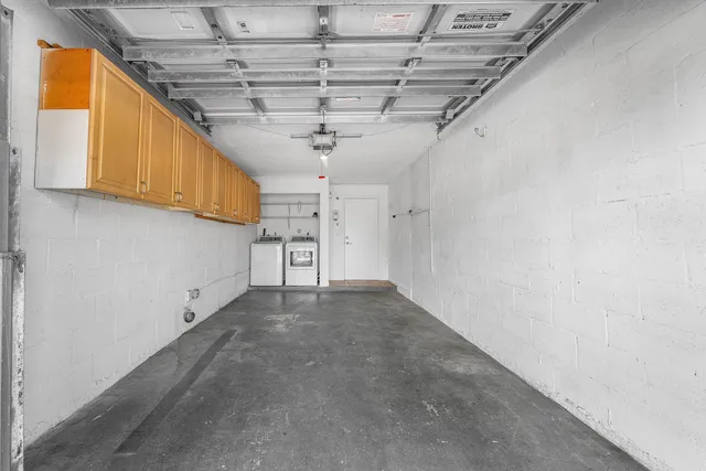 a view of a utility room with a window