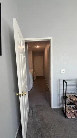 a view of a livingroom with a slide