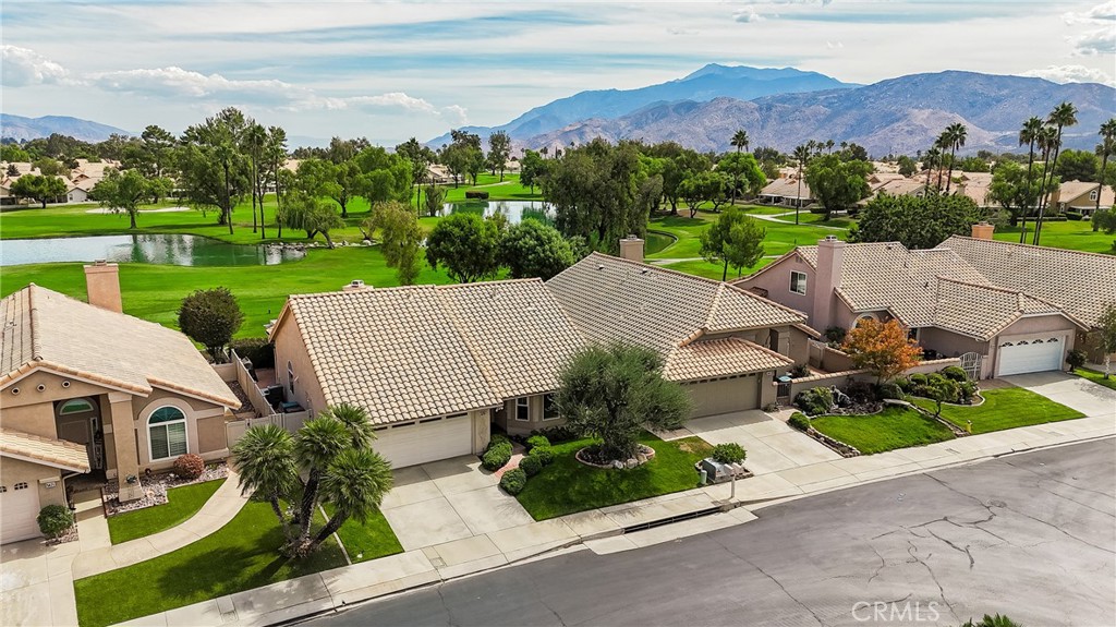 762 Torrey Pines Road Banning, CA 92220 - Photo 43 of 43 an aerial view of a house with a garden