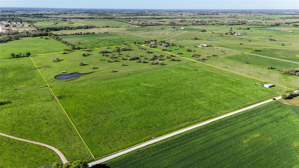 2007 Valley View Valley View, TX 76272 - Photo 10 of 10 Aerial view of sparsely populated area with property parcel outlined