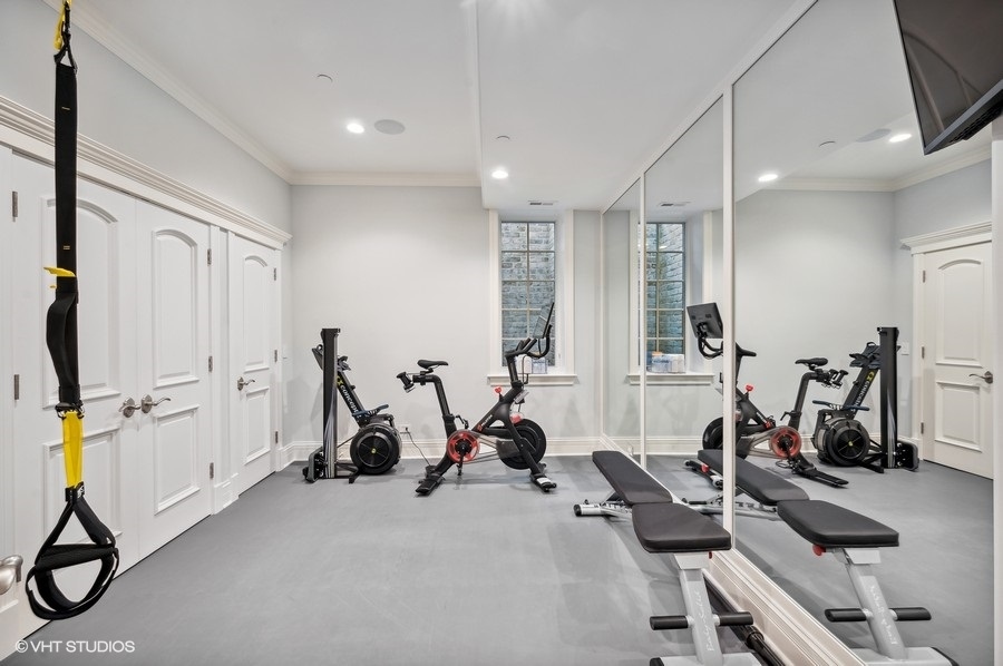 844 Prospect Avenue Winnetka, IL 60093 - Photo 26 of 27 a view of a room with gym equipment