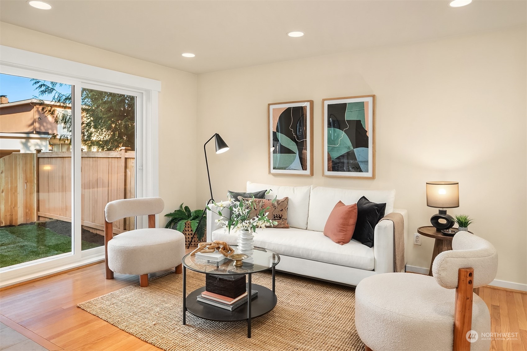 1618 North 46th Street, Unit A Seattle, WA 98103 - Photo 5 of 26 a living room with furniture and a large window