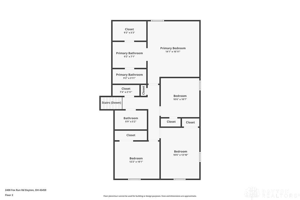 2400 Fox Run Road Dayton, OH 45459 - Photo 44 of 45 Floor 2 floor plan