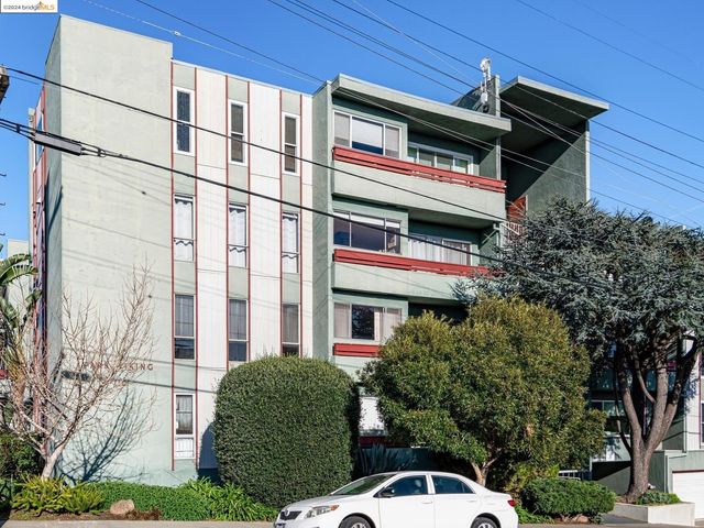 a front view of a building
