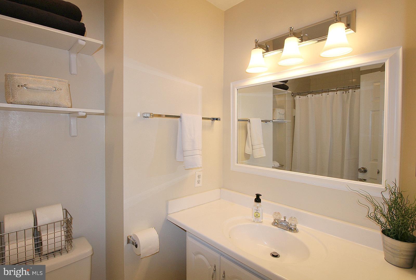 424 West Glebe Road Alexandria, VA 22305 - Photo 16 of 24 a bathroom with a sink a toilet and shower