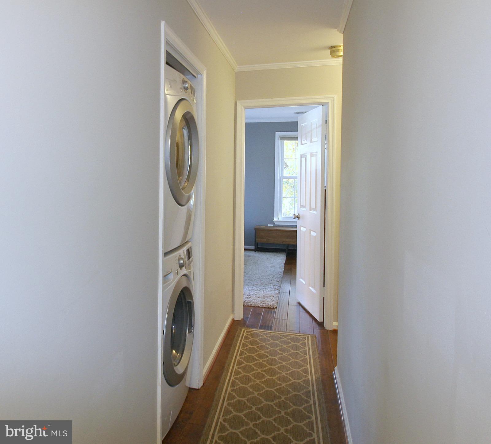 424 West Glebe Road Alexandria, VA 22305 - Photo 24 of 24 a view of hallway with washer and dryer