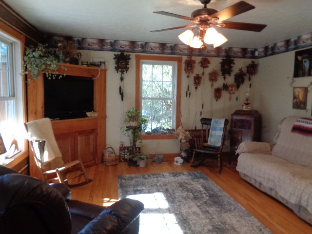 324 Craig Shop Road Mount Sidney, VA 24467 - Photo 3 of 28 a living room with furniture and a flat screen tv