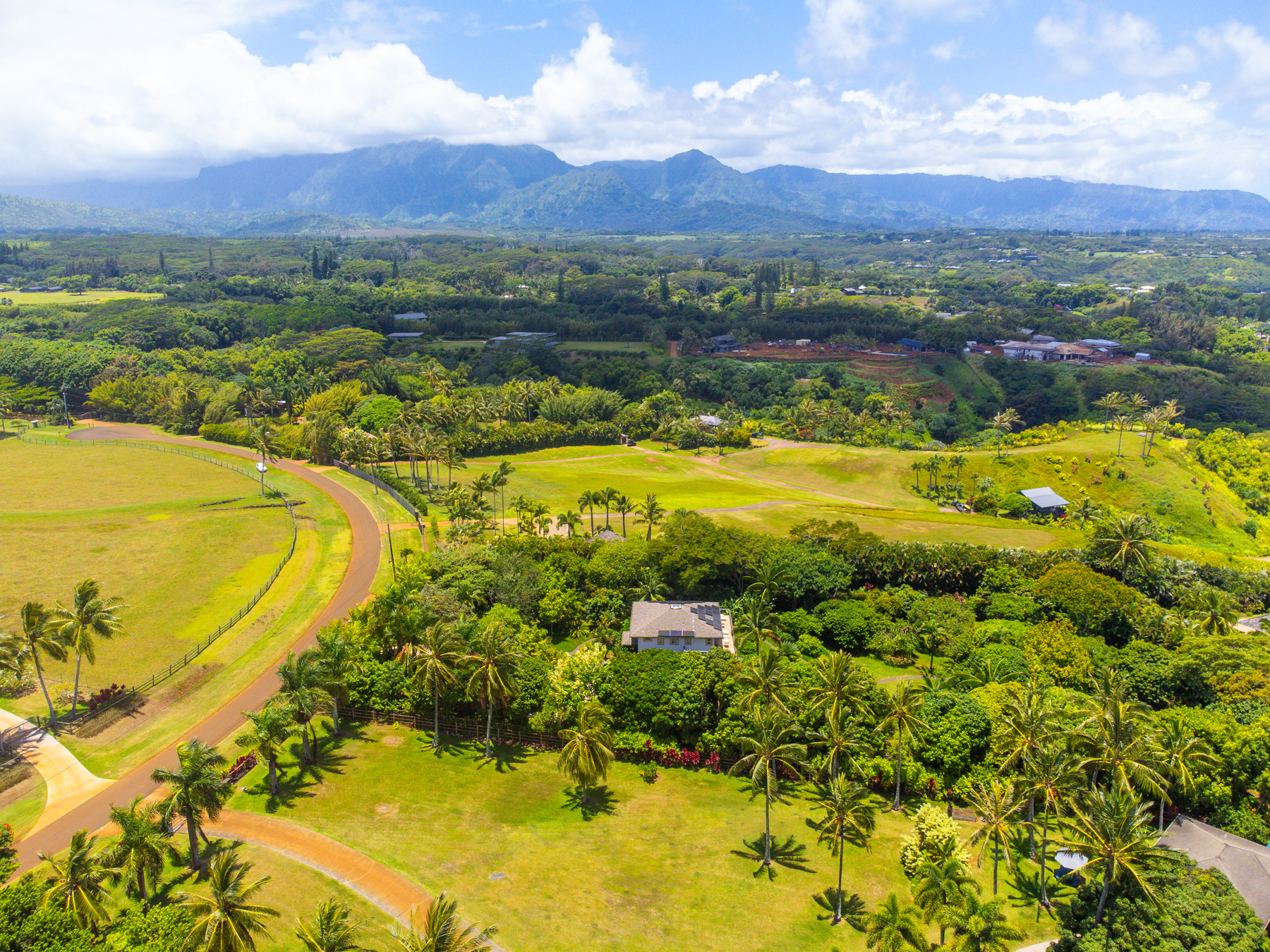 2874 A Kauapea Road Kilauea, HI 96754 - Photo 2 of 30 a view of a city with mountains in the background