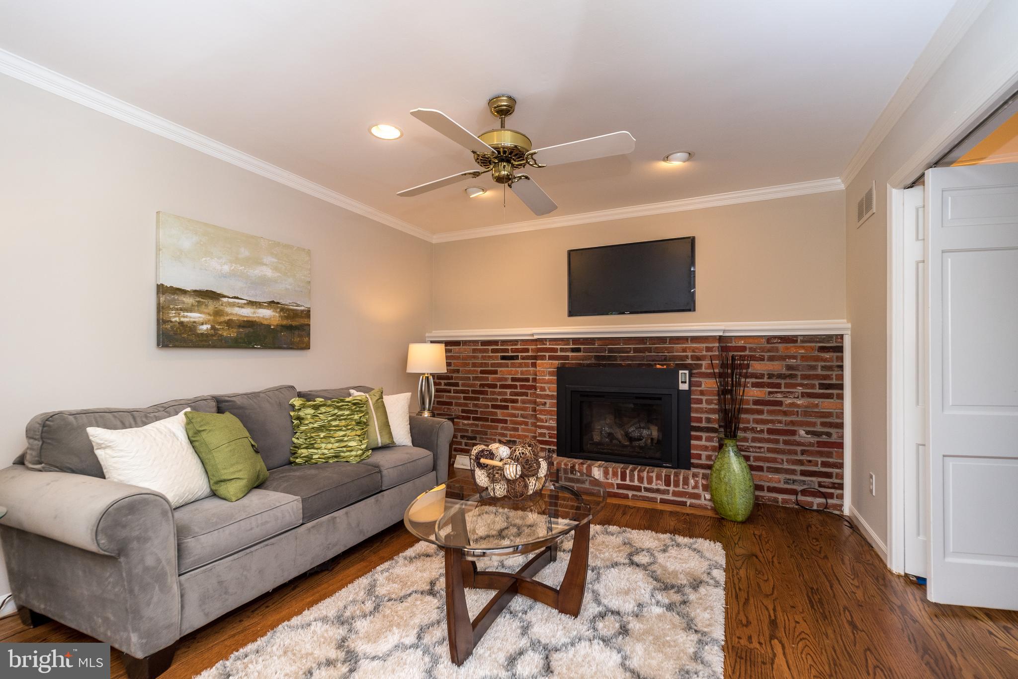 925 Denston Drive Ambler, PA 19002 - Photo 6 of 18 Family Rm with Brick Fireplace