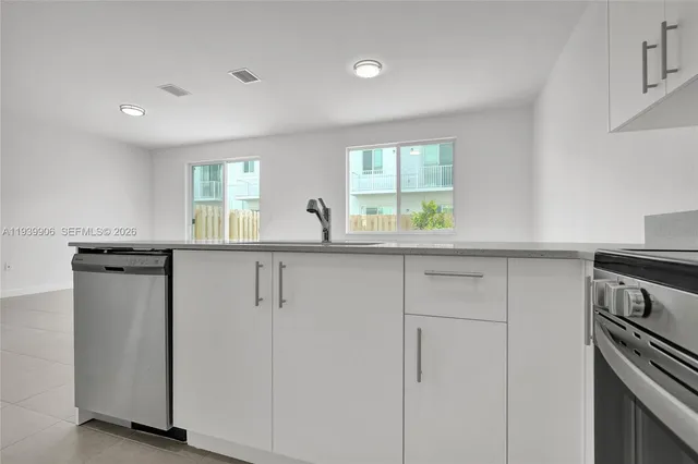 a view of an empty room