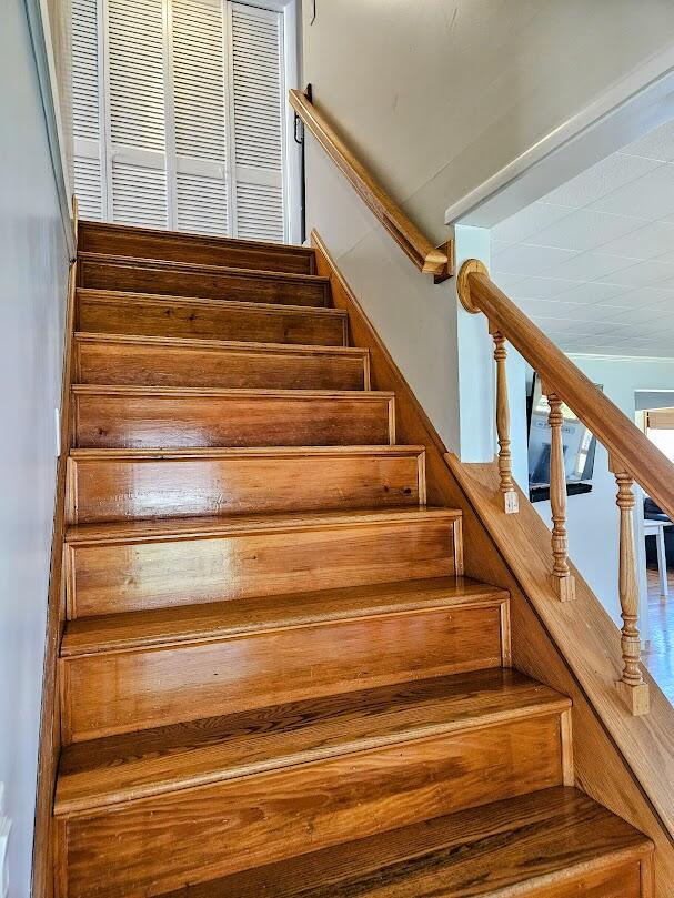 412 Weld Road Wilton, ME 04294 - Photo 29 of 83 stairway to 2nd floor
