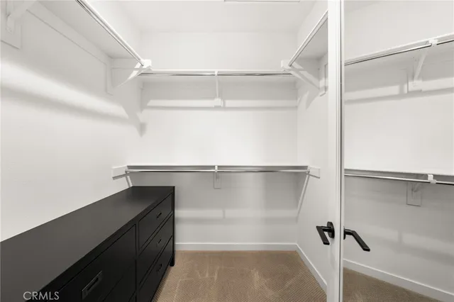 a close view of closet