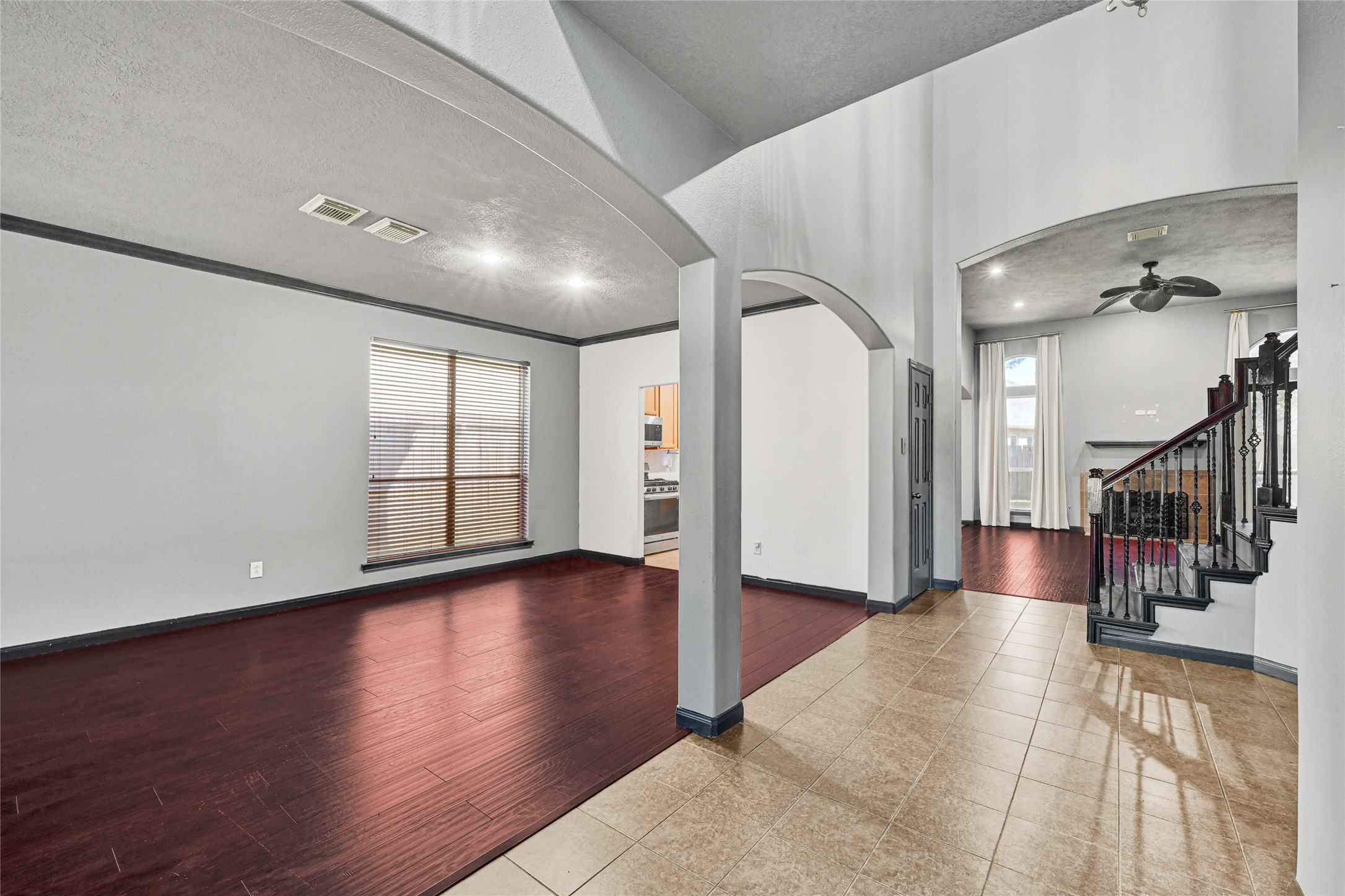 8514 Discus Drive Humble, TX 77346 - Photo 4 of 32 a view of an entryway with wooden floor