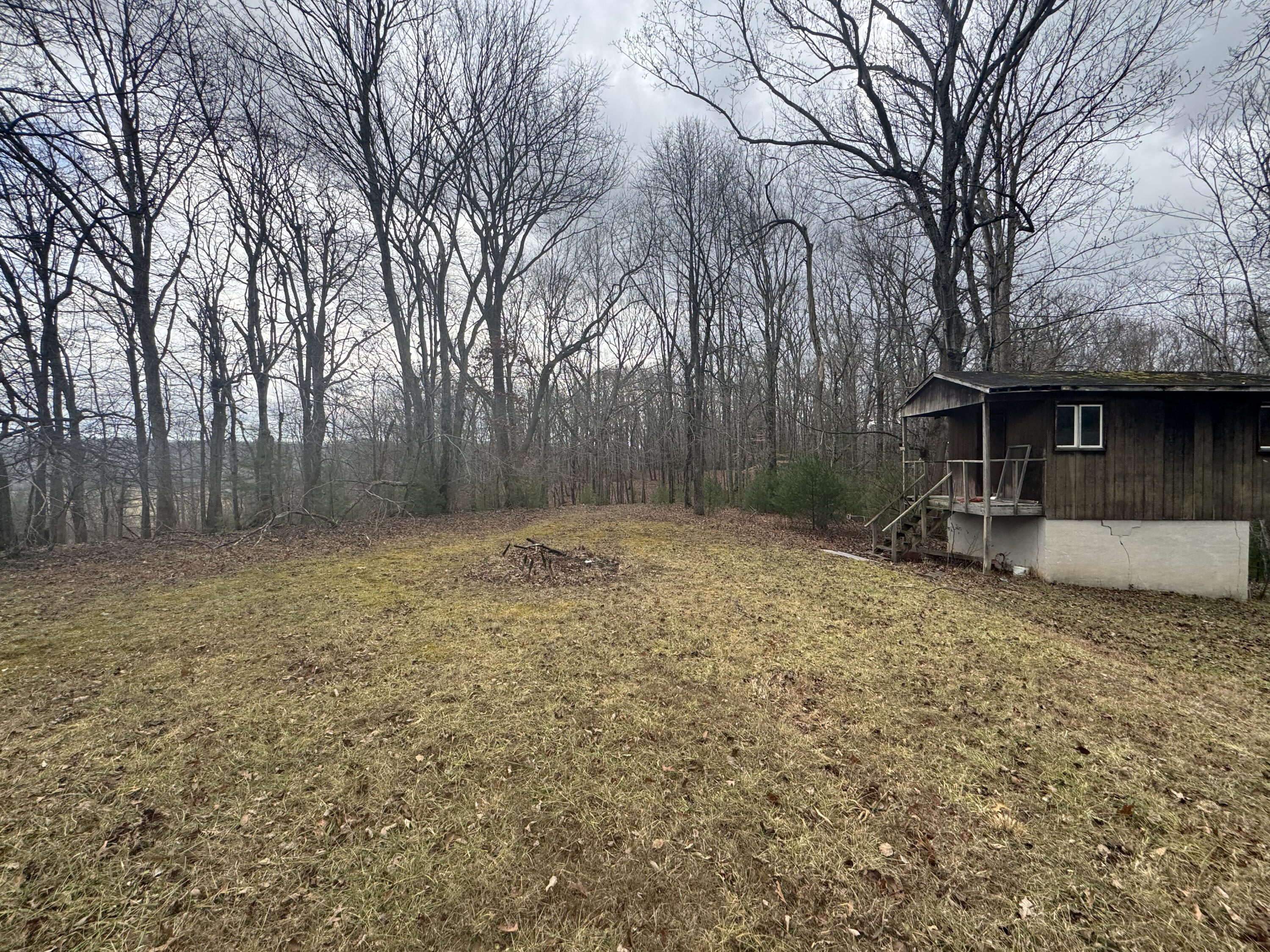 5341 Robinson Tract Road Pulaski, VA 24301 - Photo 30 of 32 a backyard of a house with table and chairs