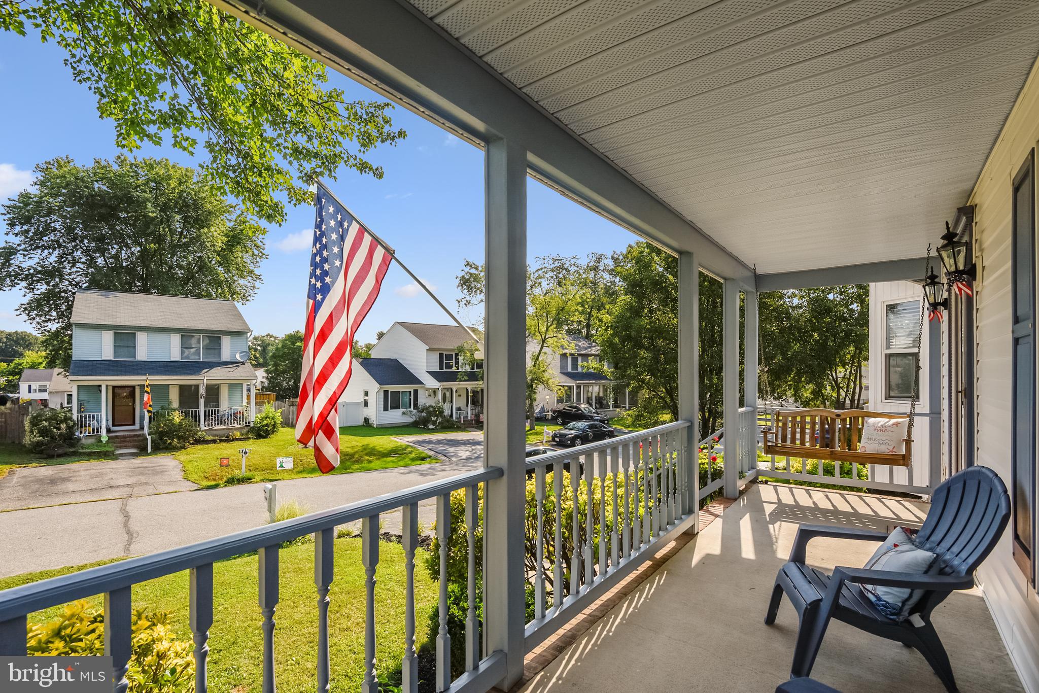 7776 Old House Road Pasadena, MD 21122 - Photo 3 of 41 Front porch overlooking cul de sac