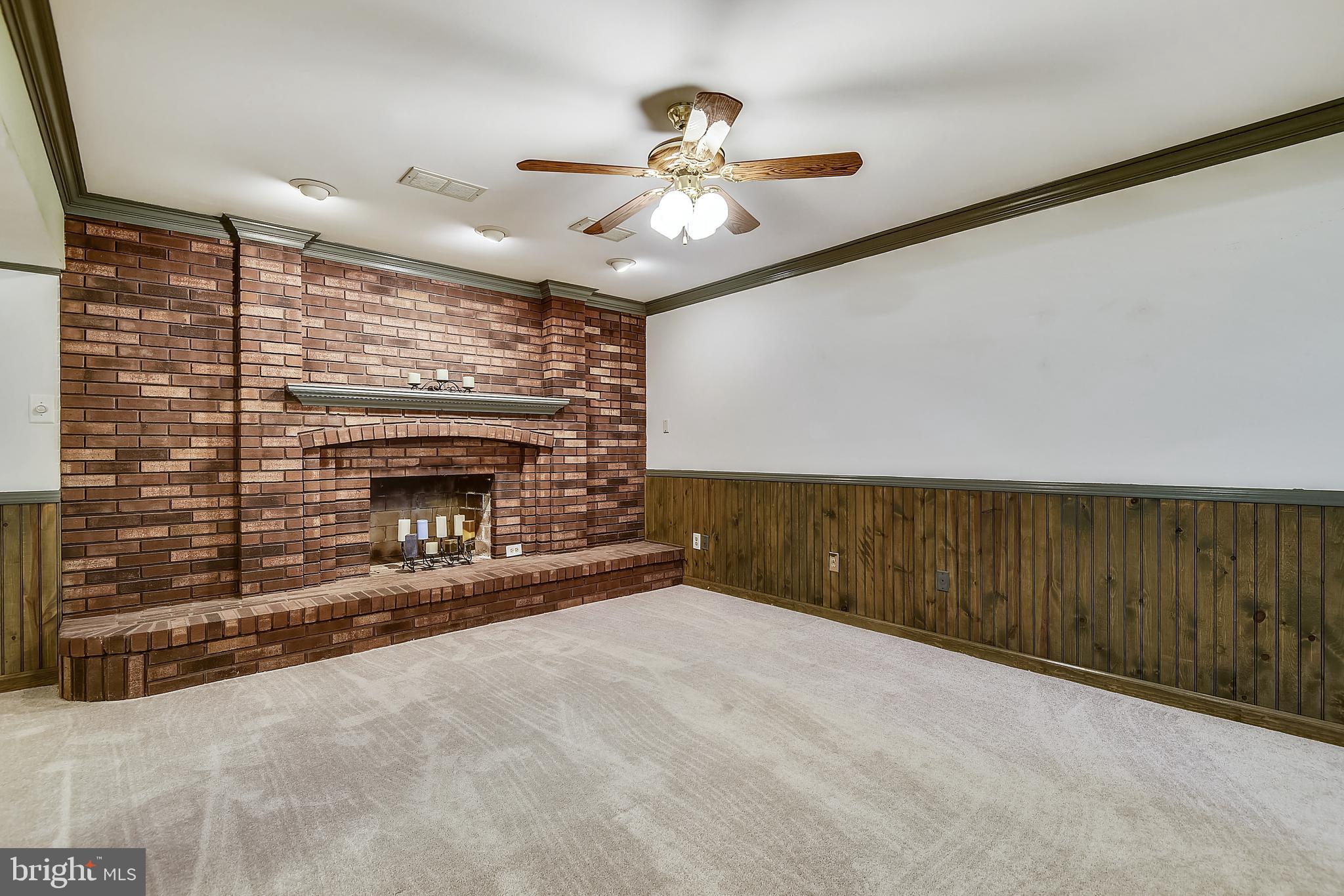 7776 Old House Road Pasadena, MD 21122 - Photo 30 of 41 Full brick fireplace