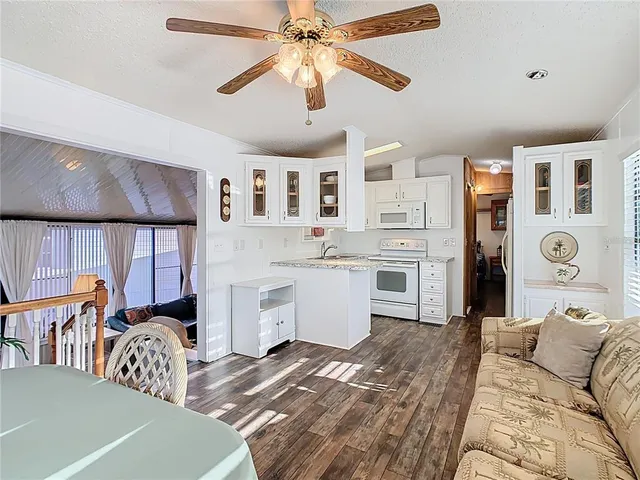 a bedroom with furniture and a bed