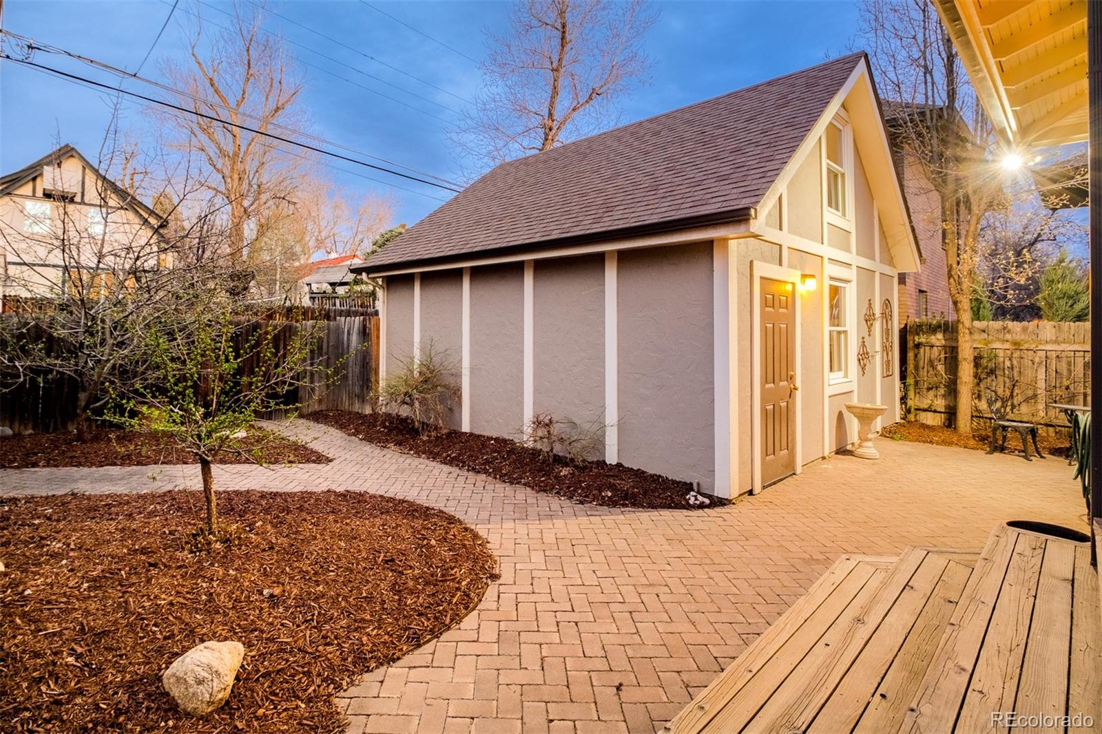 720 Franklin Street Denver, CO 80218 - Photo 34 of 38 a view of a house with a yard