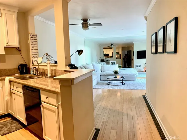 a very nice looking room with a large window