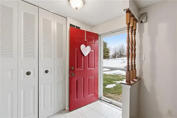 a view of a front door